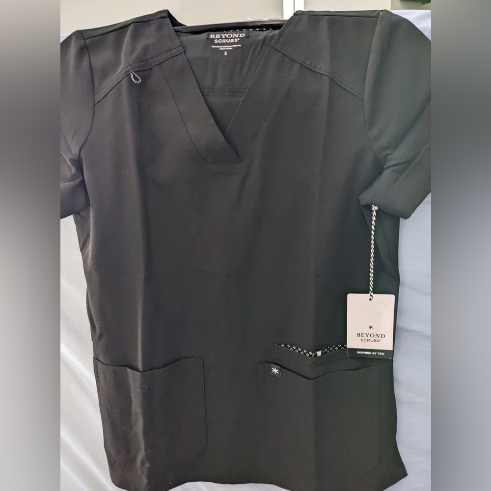Women’s Black Scrub Top